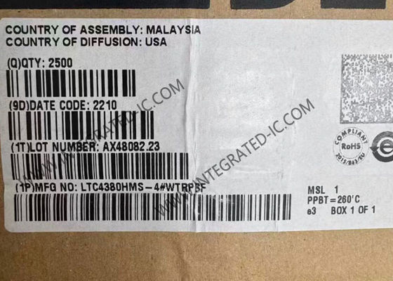 Chip Sirkuit Terpadu LTC4380HMS-4 dengan Perlindungan Lonjakan Arus Rendah dan Tingkat Otomotif