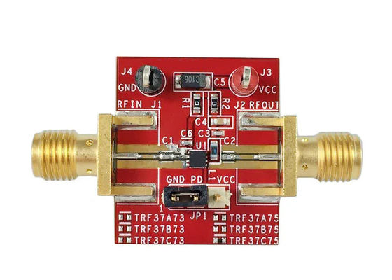 Papan Evaluasi Amplifier 3.3V 1MHz Hingga 6GHz Solusi Tertanam TRF37D73EVM