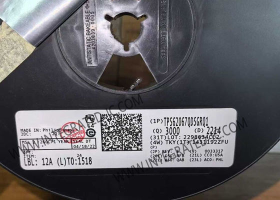 Chip Sirkuit Terpadu TPS62067QDSGRQ1 3MHz 2A Konverter Langkah-Down Otomotif