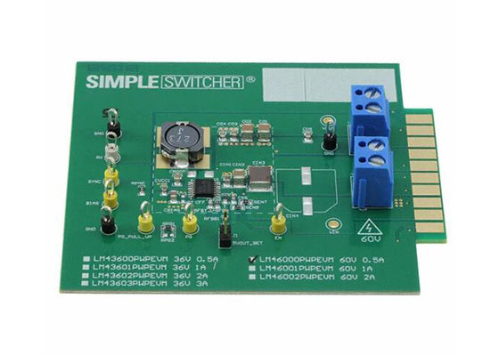 Papan Evaluasi Konverter Step Down Sinkron 500mA LM46000PWPEVM Embedded Solutions