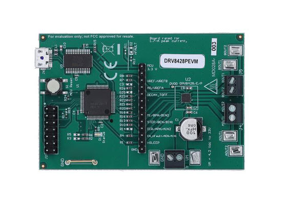 Solusi Tersemat DRV8428EVM Papan Driver Motor Stepper Antarmuka Kontrol STEP/DIR DRV8428