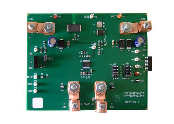 TPS2483EVM-157 Solusi Tertanam Pengontrol Hot Swap TPS2483 eFuse Modul Evaluasi