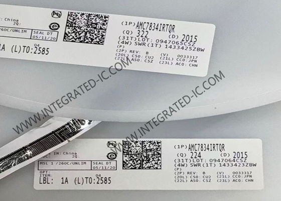 Chip Sirkuit Terpadu AMC7834IRTQR dengan 8 Saluran Resolusi 12-bit dan Tegangan Catu 5V untuk Pemantauan Penguat Daya