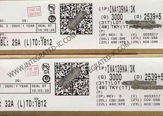 INA139NA/3K Penguat Indera Arus Lebar Pita 440kHz dengan Akurasi 0.5% dan Rentang Input 2.7V hingga 40V