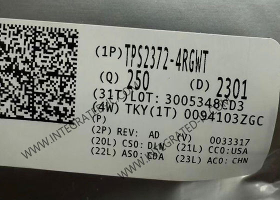 TPS2372-4RGWT Chip Sirkuit Terpadu Antarmuka PoE PD Daya Tinggi Dengan MPS Otomatis Dan Autoclass