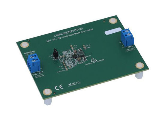 Papan Evaluasi Konverter Buck Otomotif 6A LM62460RPHEVM Embedded Solutions