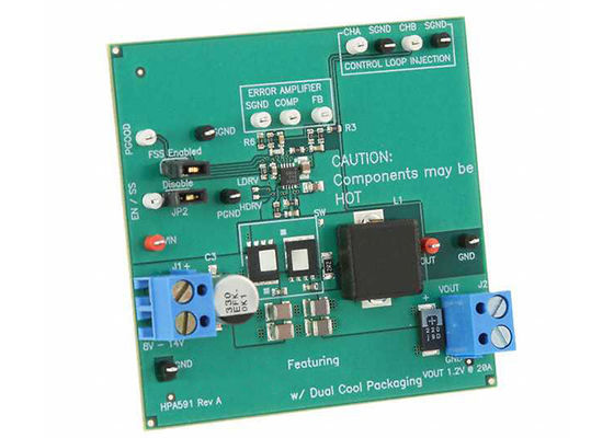 CSD163CEVM-591 Solusi Tertanam NexFETTM Non-Isolated Output DC/DC Step Down Evaluation Board