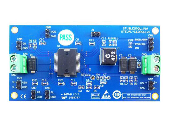 STEVAL-LEOPOL1V1 Solusi Tertanam 5A Dewan Evaluasi Regulator Sinkron Switching Monolitik