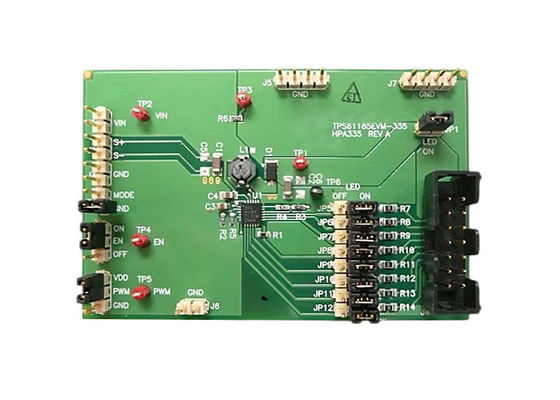 TPS61185EVM-335 Solusi Tertanam 600KHz hingga 2MHz Papan Evaluasi Driver LED Dimmable