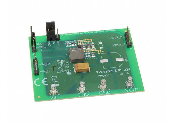 TPS61022EVM-034 Solusi Terpasang 2.2 V Ke 5.5 V DC/DC Papan Evaluasi Konverter Step Up