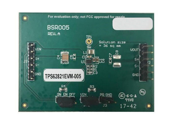 Modul Evaluasi DCS-Control Embedded Solutions TPS62821EVM-005 Konverter Step Down TPS62821