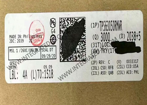 TPS63050RMWR Integrated Circuit Chip Buck-Boost Converter dengan Frekuensi Switching 2,5 MHz 1 A Output Current dan 365 uA Quiescent Current