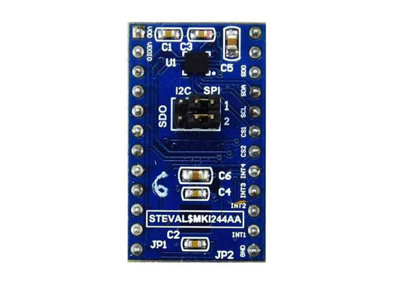 STEVAL-MKI244A Board Evaluation of Embedded Solutions ASM330LHBG1 6-Axis IMU Adapter Board