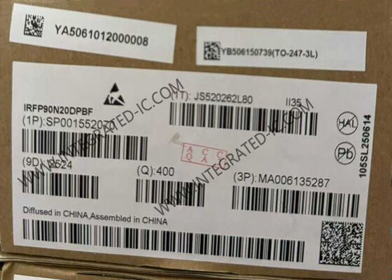 IRFP90N20DPBF Power MOSFET Transistor 200V Drain-Source Voltage 94A Continuous Drain Current 23mOhm Drain-Source Resistance