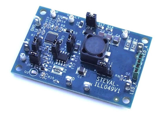 STEVAL-ILL049V1 Solusi Tertanam 350mA 40V Non-Isolated Output LED Driver Evaluation Board