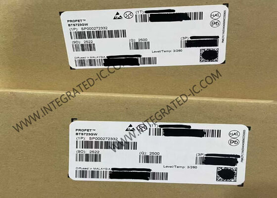 Sirkuit Terpadu BTS723GW IC Chip 7V hingga 58V Sakelar Daya Sisi Tinggi Cerdas dengan 2 Output dan Arus 2.9 A