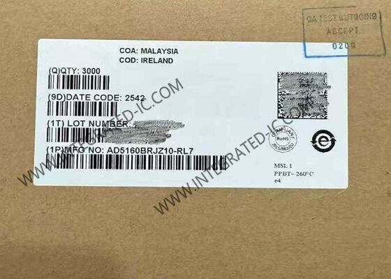 AD5160BRJZ10 Potensiometer Digital Integrated Circuit Chip dengan 256 Posisi 10 kOhms Resistance dan SPI Compatible Interface