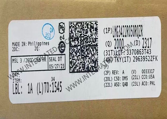 MOSFET GaN IC LMG3422R050RQZR Pengemudi Setengah Jembatan Tujuan Umum VQFN54