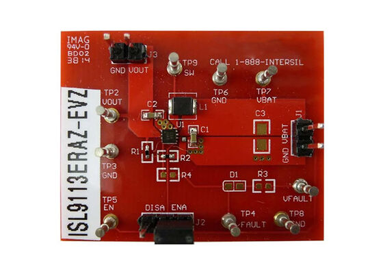 ISL9113ER7Z-EVZ Solusi Tertanam 800mV Untuk 4.7V Battery Management Evaluation Board