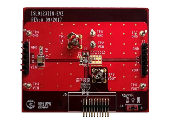 Papan Evaluasi Regulator Switching Buck Terintegrasi Tinggi Solusi Tertanam ISL9123IIN-EVZ