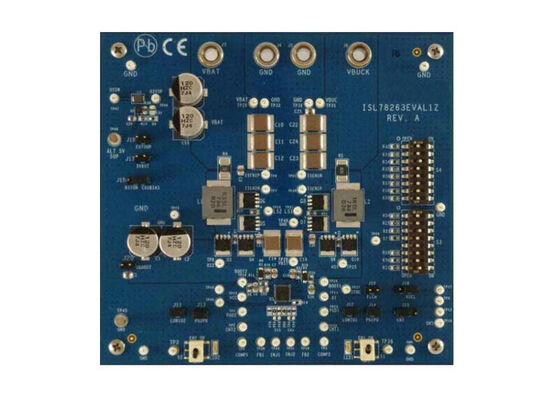 Solusi Tersemat ISL78263EVAL1Z ISL78263 42V Dual Synchronous Boost Dan Buck Controller Evaluation Board