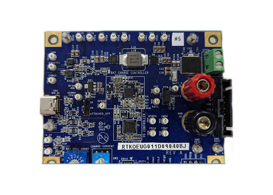 RTK0EUG011DK9040BJ Solusi Embedded 6A 100W USB Type-C Battery Management Evaluation Board