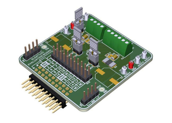 Solusi Tersemat SLG47105V-EVB SLG47105 HVPAK Programmable Mixed-Signal Matrix Evaluation Board
