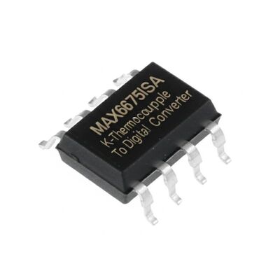 MAX6675ISA Sensor IC Thermocouple ke Konverter Digital dengan Kompensasi Cold-Junction Resolusi 12-Bit dan Antarmuka SPI-kompatibel