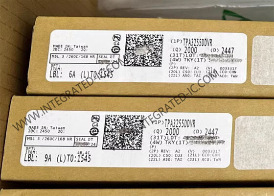 TPA3255DDVR 315W Stereo Class-D Power Amplifier IC Chip Sirkuit Terpadu Kinerja Tinggi