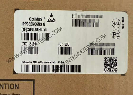 IPP032N06N3G OptiMOS™ 3 Power MOSFET N-Channel 60V 120A 2.6 mOhms untuk Pengalihan Efisiensi Tinggi