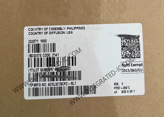 ADXL327BCPZ Integrated Circuit Chip Low Power 3-Axis Accelerometer dengan output tegangan yang dikondisikan sinyal dan kisaran percepatan ±2 g