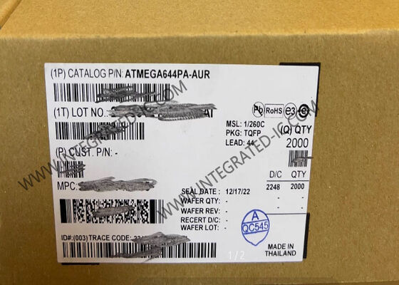 ATMEGA644PA-AUR Mikrokontroler AVR MCU Berkinerja Tinggi Daya Rendah 8-Bit 20MHz