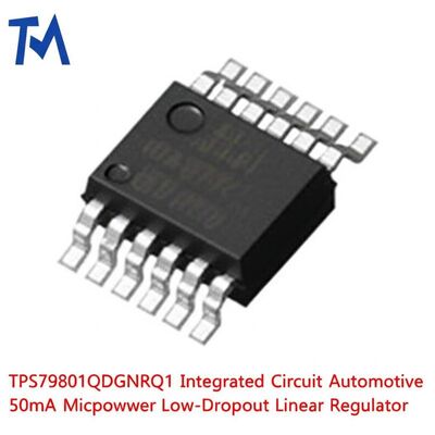 TPS79801QDGNRQ1 Chip Sirkuit Terpadu Tingkat Otomotif 50mA Regulator Linear LDO Low-Dropout