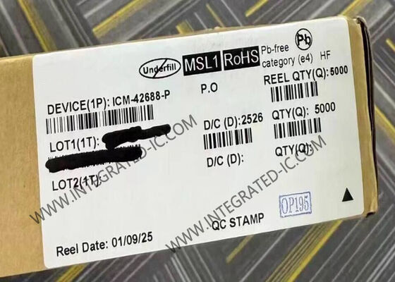 Chip Sirkuit Terpadu ICM-42688-P Output Sensor 6 Axis Presisi Tinggi LGA14