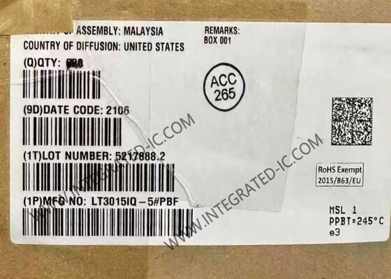 LT3015IQ-5 Chip Sirkuit Terpadu 1.5A Regulator Linear Negatif Kebisingan Rendah dengan Batas Arus Presisi