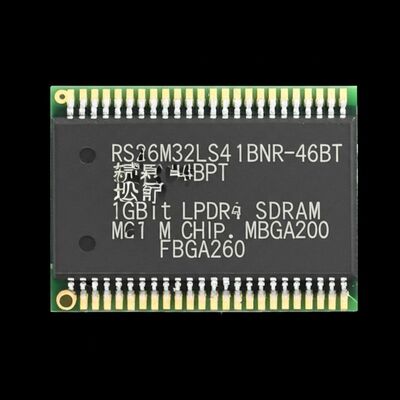 RS256M32LS4D1BNR-46BT Chip IC Memori 1Gbit LPDDR4 SDRAM dengan Konfigurasi 256Mb x 32-bit dan Laju Transfer Data 8.53 GB/s dalam Paket FBGA-200