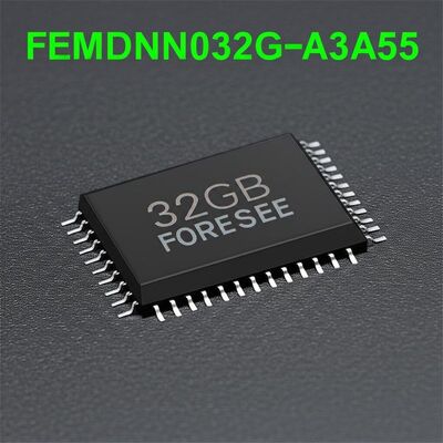 32GB FORESEE eMMC Memory IC Chip dalam Paket 153-FBGA dengan Tingkat Transfer Data 400MB/s