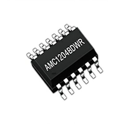 AMC1204BDWR 20MHz Isolated Delta-Sigma Modulator Integrated Circuit Chip dengan 1200 VPEAK dan 15 kV/μs Transitional Immunity dalam Paket SOIC16