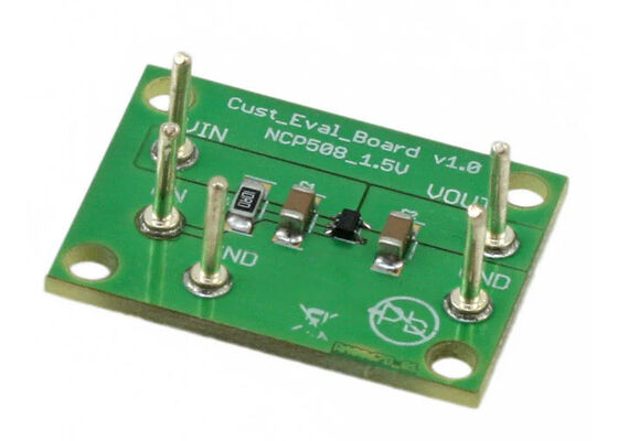 Papan Evaluasi Regulator Tegangan Linear 1-Saluran 50mA NCP508SQ15T1GEVB Solusi Tersemat