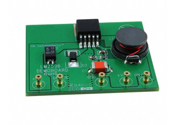 Papan Evaluasi Step Down DC/DC LM2596ADPBCKGEVB Embedded Solutions 3A 4.5V Hingga 40V