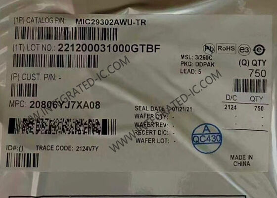 IC Sirkuit Terpadu MIC29302AWU Regulator LDO dengan Arus Keluaran 3A Respons Transien Cepat dan Tegangan Keluaran yang Dapat Disesuaikan