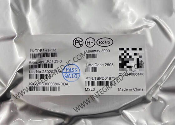 TPF141-TR Chip Sirkuit Terpadu Filter Video Full-HD 1080p dengan Filter Butterworth Orde-6 dan Konsumsi Daya Rendah 11.5mA