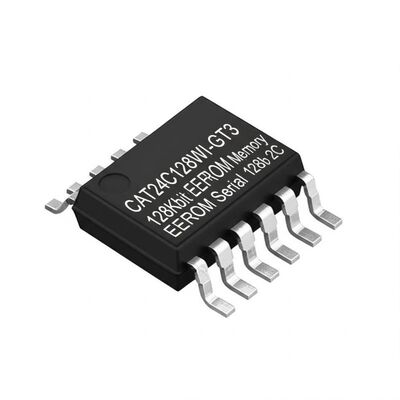 Chip IC Memori CAT24C128WI-GT3 128Kbit EEPROM dengan Antarmuka I2C dalam Paket SOIC8