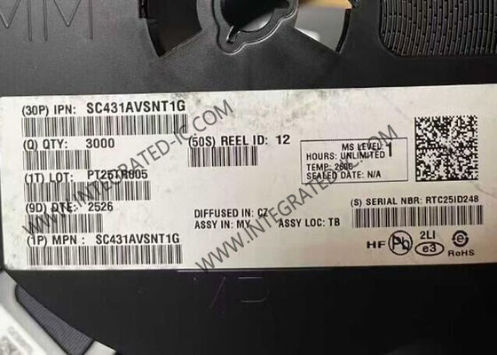 SC431AVSNT1G Integrated Circuit Chip Voltage Reference IC dengan referensi presisi 2,5V yang dapat diprogram dan koefisien suhu 50 PPM/°C