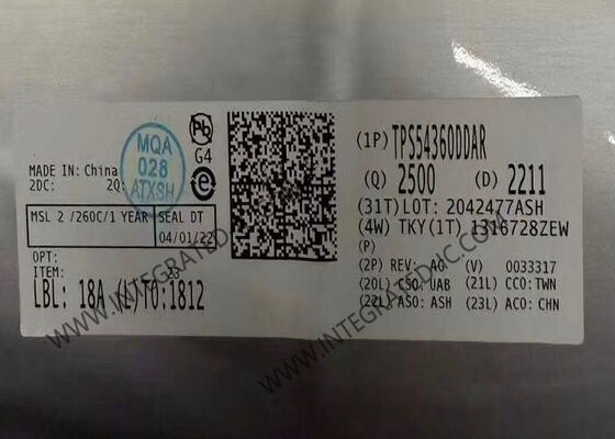 Chip Sirkuit Terpadu TPS54360DDAR Konverter DC/DC Step-Down 60V 3.5A dengan Eco-Mode