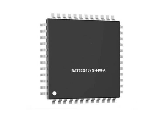 Mikrokontroler BAT32G137GH48FA 32-Bit MCU dengan ARM Cortex M0+ 48MHz Ultra-Low Power Paket LQFP48