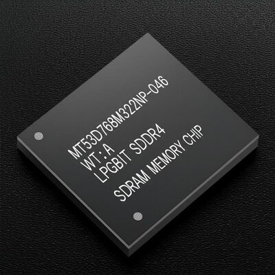 MT53D768M32D2NP-046 WT:A 24 Gbit LPDDR4 SDRAM Memory IC Chip dengan Kecepatan 2.133 GHz dalam Paket WFBGA-200