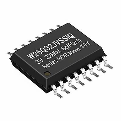 W25Q32JVSSIQ 32 Mbit 133 MHz NOR Flash Memory IC Chip SOIC8 Seri SpiFlash