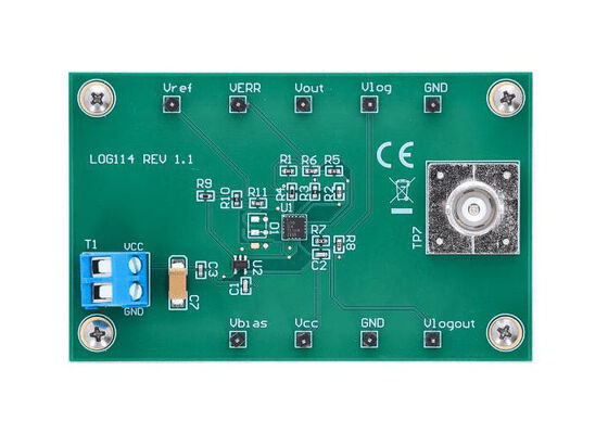 LOG114EVM Solusi Tertanam LOG114 Modul Evaluasi Penguat Logaritmik Kecepatan Tinggi