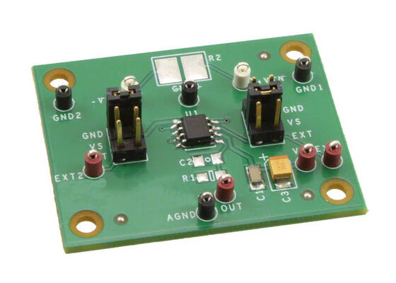 AD8418R-EVALZ Solusi Tertanam 2.6mA Saluran Tunggal Papan Evaluasi Amplifier Sensor arus